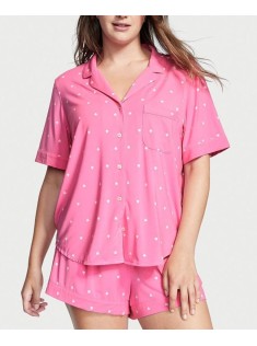 Піжама Victoria Secret Modal Short PJ Set Pink Hearts