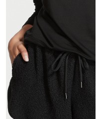 Пижама Plush Fleece Long-Sleeve Modal PJ Set Black