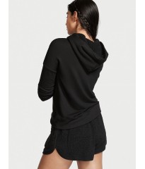 Піжама Plush Fleece Long-Sleeve Modal PJ Set Black