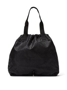 Сумка Вікторія Сікрет Packable Tote Black Logo