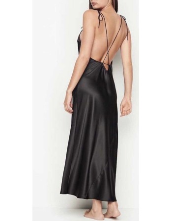 Пеньюар Victoria’s Secret Very Sexy Black Satin Slip dress