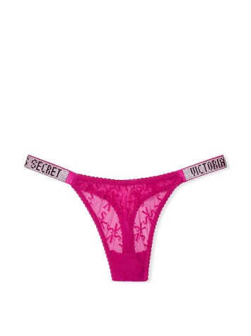 Трусики VS Very Sexy Lace logo with Shine Strap