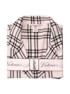 Піжама Victoria's Secret Flannel Long PJ Set plaid print