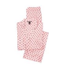 Шелковая пижама Виктория Сикрет Silk Long PJ Set