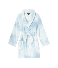 Халат Victoria’s Secret Logo Short Cozy Robe Sky Blue