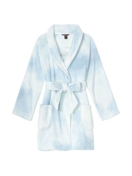 Халат Victoria's Secret Logo Short Cozy Robe Sky Blue