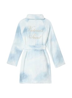 Халат Victoria's Secret Logo Short Cozy Robe Sky Blue