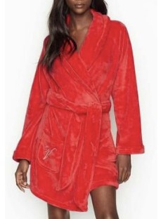 Халат Victoria's Secret Cozy Push Robe Red