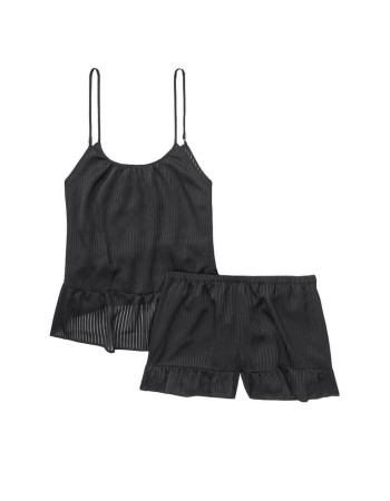 Піжама Victoria's Secret Black Short Cami PJ Set