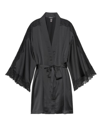 Халат Victoria's Secret Satin Lace Inset Robe