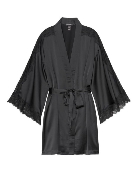 Халат Victoria's Secret Satin Lace Inset Robe