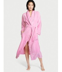 Халат Victoria’s Secret Cozy Plush Long Robe Pink Flora