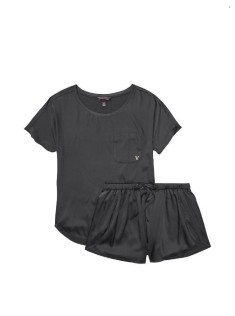 Піжама VS The Satin Oversized T-Shirt &amp; Petal Short PJ Set