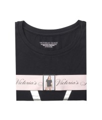 Піжама Victoria's Secret Cotton Short Black Tee-jama