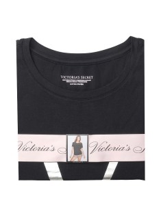 Піжама Victoria's Secret Cotton Short Black Tee-jama