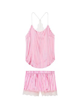 Піжама Victoria's Secret Racerback Satin Cami PJ Set