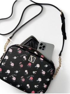 Сумка Вікторія Сікрет The Victoria Top Zip crossbody Floral print