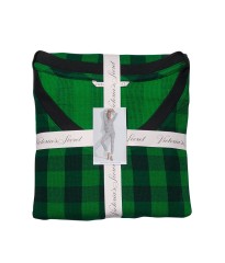 Піжама Victoria's Secret Thermal Long PJ Set Green plaid