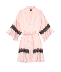 Халат Victoria’s Secret Pink Flounce Robe Lace Robe