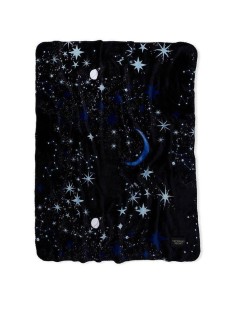 Плед Victoria's Secret Plush Fleece Blanket принт зірки