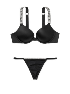 Комплект білизни Victoria's Secret Very Sexy Embellished Strap Push-up Bra set❤️