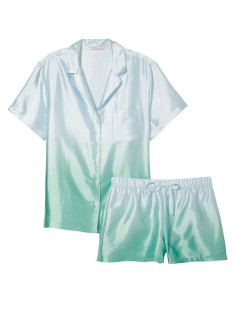 Піжама Sea Glass Ombre Satin Short PJ Set