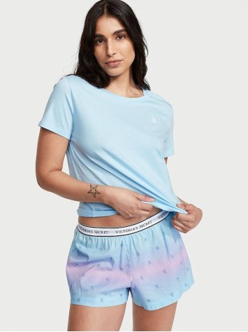 Піжама Tee-jama Cotton Short PJ Set Blue