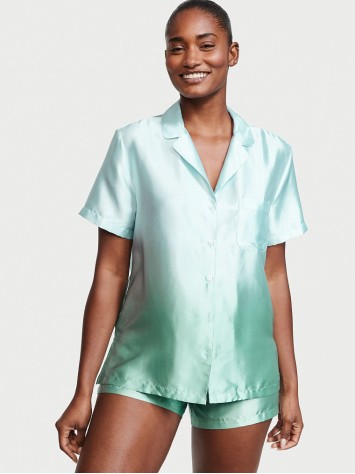 Піжама Sea Glass Ombre Satin Short PJ Set