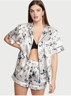 Піжама Butterfly print Satin Short PJ Set