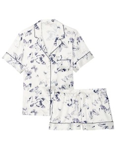 Піжама Butterfly print Satin Short PJ Set