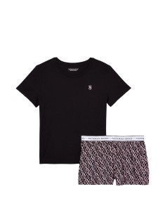 Піжама Tee-jama Cotton Short PJ Set VS Diamond Monogram