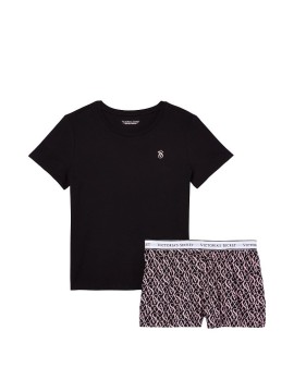 Пижама Tee-jama Cotton Short PJ Set VS Diamond Monogram