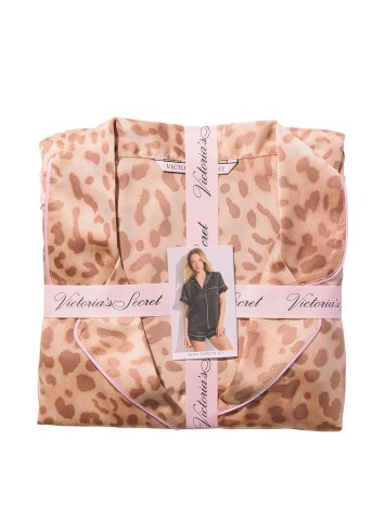 Піжама Modern Leopard Satin Short PJ Set