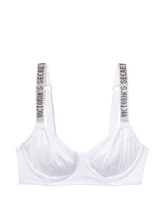 Купальник Wicked Bikini Top Shine Strap White SWIM