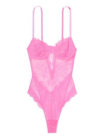 Боді Very Sexy Wicked Unlined Balconette Teddy Rose Lace