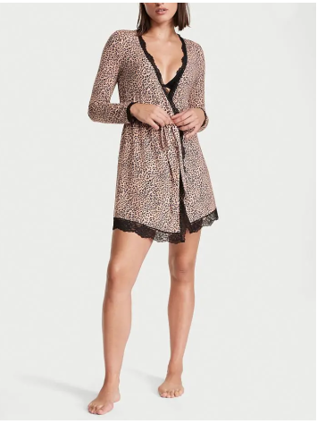 Халат Victoria Secret Modal Ballerina Robe Leopard