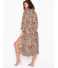 Халат Victoria's Secret Cozy Plush Long Robe True Leopard
