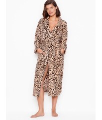 Халат Victoria's Secret Cozy Plush Long Robe True Leopard