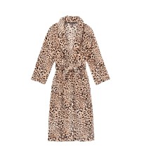Халат Victoria's Secret Cozy Plush Long Robe True Leopard