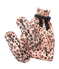 Домашні капці Victoria's Secret Leopard Faux Fur Slipper