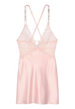 Пеньюар Shine Strap Satin & Lace Slip Victoria’s Secret