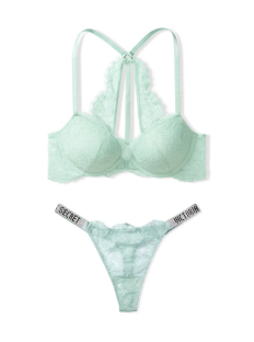 Комплект белья Victoria’s Secret Very Sexy Lace Shine Strap Bra set