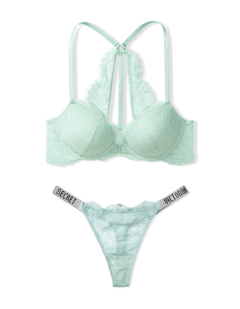 Комплект белья Victoria’s Secret Very Sexy Lace Shine Strap Bra set