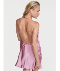 Пеньюар Victoria's Secret Satin Slip Crystal Dress Gold Pink