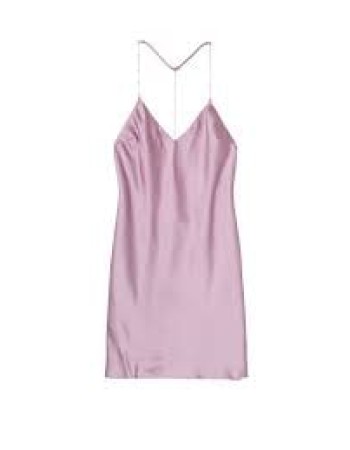 Пеньюар Victoria's Secret Satin Slip Crystal Dress Gold Pink