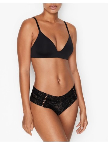 Трусики Victoria's Secret Very Sexy Lacie Lace Up Cheeky Black