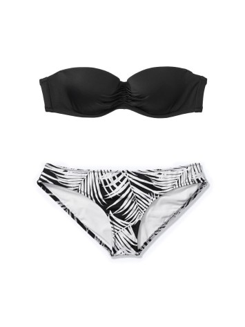 Купальник бандо з прибиранням Victoria's Secret Black