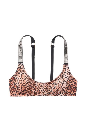Купальник VS Shine Strap Leopard Tulum Scoop
