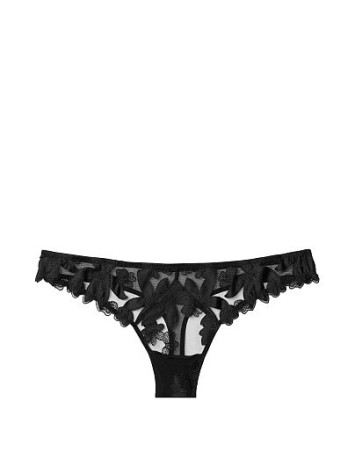 Комплект Трусики з поясом VS Very Sexy Floral Appligue Thong panty &amp; Garter