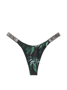 Трусики VS Shine Strap Thong panty Palm print